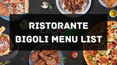Ristorante Bigoli Menu Prices Philippines 2024 [Updated] — All .